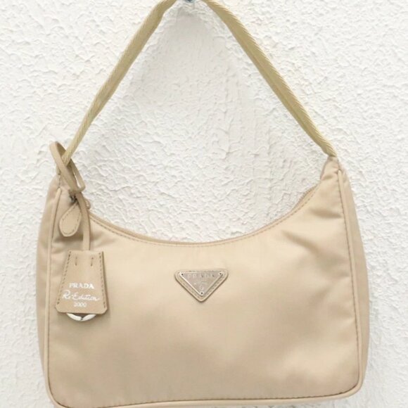 Prada Purse Re-Nylon Re-Edition 2000 Mini Bag - Neutral - Picture 2 of 15